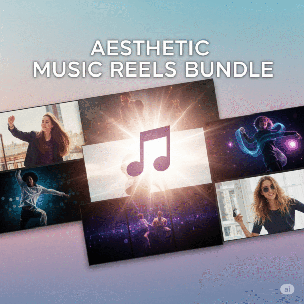 Aesthetic Music Reels bundle