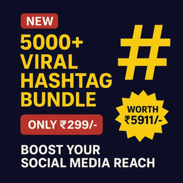 5000+ Viral Hashtag Bundle, viral hashtags 2025, Instagram hashtags, YouTube Shorts hashtags, Facebook hashtag growth, trending hashtags, best hashtag bundle, hashtag collection for reels, social media growth bundle, viral growth hacks