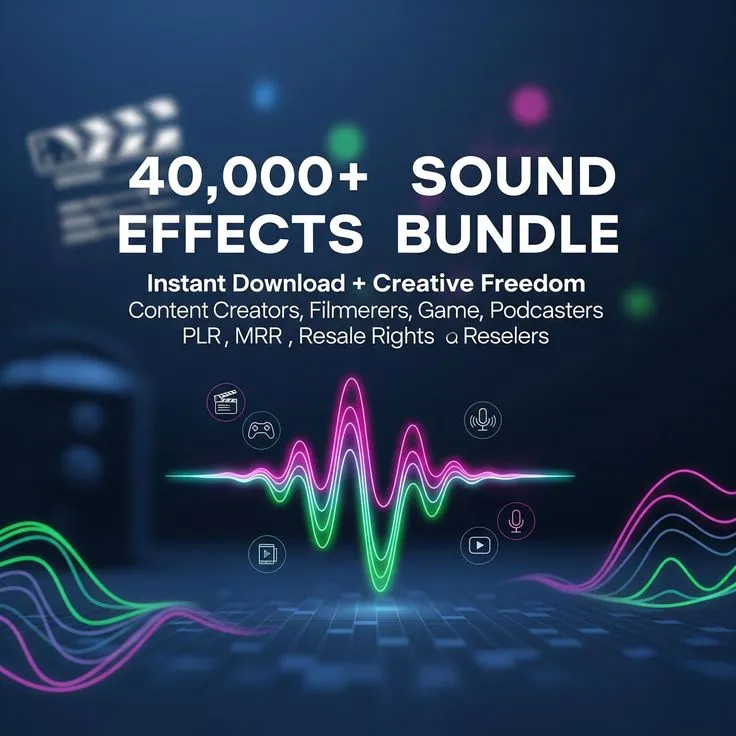 Royalty-Free Sound Effects Pack for Video Editing