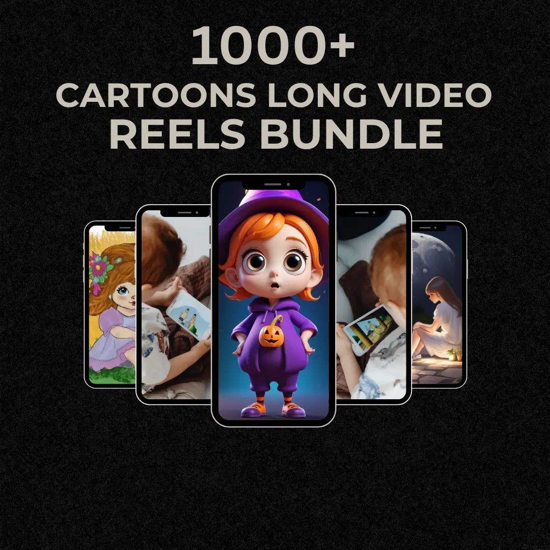 Cartoons Long Video Reels Bundle